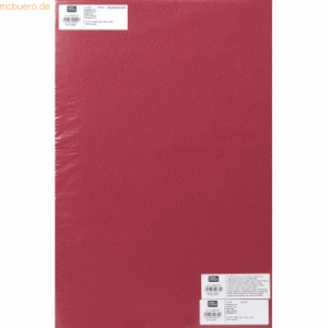 5 x Knorr prandell Formfilz 30x45cm rot