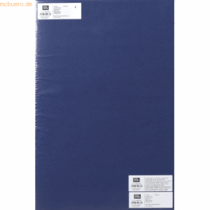 5 x Knorr prandell Formfilz 30x45cm blau