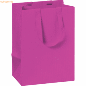 10 x Stewo Geschenktasche 10x8x14cm One Colour pink