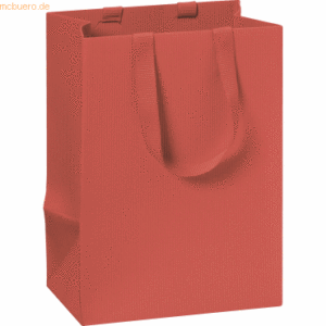 10 x Stewo Geschenktasche 10x8x14cm One Colour rot