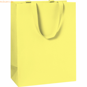 10 x Stewo Geschenktasche 25x13x33cm One Colour gelb