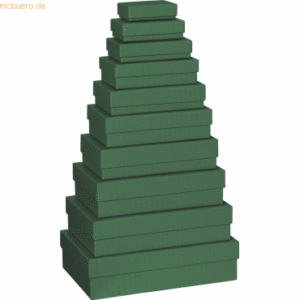 Stewo Geschenkbox One Colour VE=10 Stück Größen sortiert grün dunkel