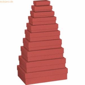 Stewo Geschenkbox One Colour VE=10 Stück Größen sortiert rot