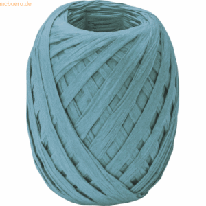 10 x Stewo Geschenkband Raffia Knäul 7mmx30m türkis