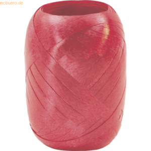 12 x Stewo Geschenkband Poly Eiknäul 5mmx20m rot