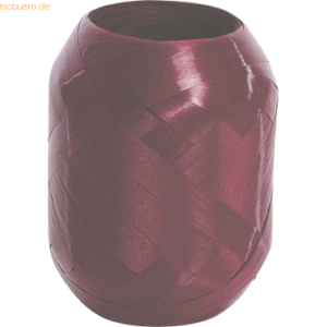 12 x Stewo Geschenkband Poly Eiknäul 10mmx30m bordeaux