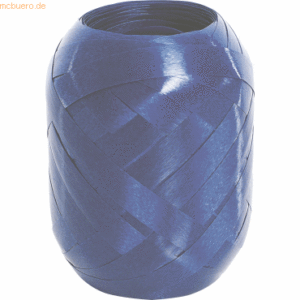 12 x Stewo Geschenkband Poly Eiknäul 10mmx30m blau dunkel