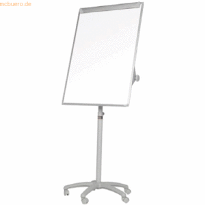 Bi-Office Flipchart 70x100cm mobil grau