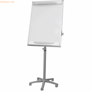 Bi-Office Flipchart Design 70x100cm mobil grau mit Armen