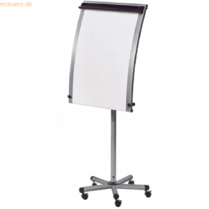 Bi-Office Flipchart 70x100cm mobil mit Papierrolle