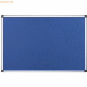 Bi-Office Filztafel Maya Aluminiumrahmen 120x90cm blau