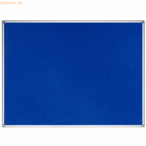 Bi-Office Filztafel Earth-it Maya Aluminiumrahmen 120x90cm blau