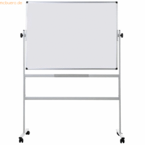 Bi-Office Whiteboard mobil drehbar magnetisch 120x90cm