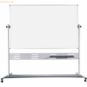 Bi-Office Whiteboard Evolution Revolver emailliert mobil 150x120cm