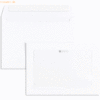 Blanke Werbefensterhüllen C5 100g/qm haftklebend Sonderfenster VE=500