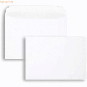 Blanke Briefumschläge C4 100g/qm haftklebend VE=250 Stück weiß