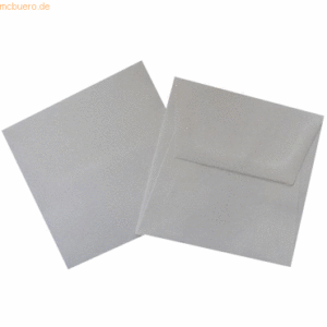 Blanke Briefumschläge 165x165mm 110g/qm gummiert VE=100 Stück weiß