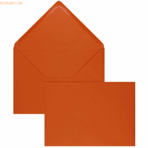 Blanke Briefumschläge 225x315mm 160g/qm gummiert VE=100 Stück orange
