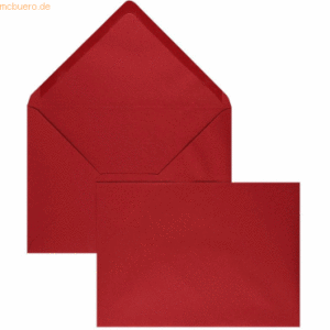 Blanke Briefumschläge 225x315mm 160g/qm gummiert VE=100 Stück rot