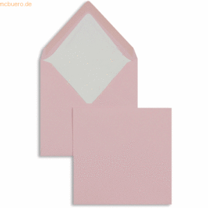 Blanke Briefumschläge 164x164mm 100g/qm gummiert VE=100 Stück flamingo