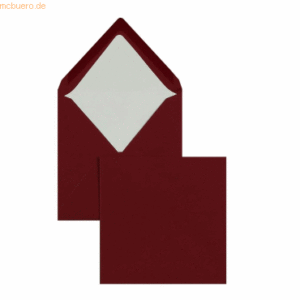 Blanke Briefumschläge 164x164mm 100g/qm gummiert VE=100 Stück rosso