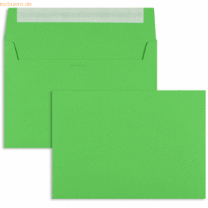 Blanke Briefumschläge C5 120g/qm haftklebend VE=250 Stück intensivgrün