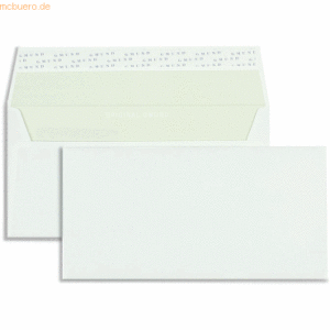 Blanke Briefumschläge DINlang 120g/qm haftklebend VE=250 Stück creme
