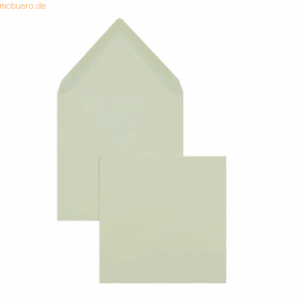 Blanke Briefumschläge 164x164mm 100g/qm gummiert VE=100 Stück ivory