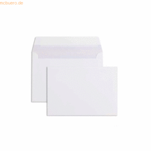 Blanke Briefumschläge C6 100g/qm haftklebend VE=500 Stück weiß