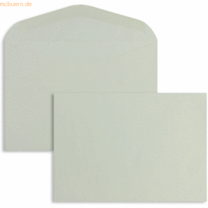 Blanke Briefumschläge C6 75g/qm gummiert VE=1000 Stück grau