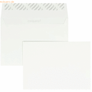 Blanke Briefumschläge Conqueror Texture C5 120g/qm haftklebend VE=250