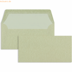 Blanke Briefumschläge DINlang 100g/qm gummiert VE=100 Stück vellum
