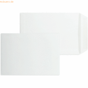 Blanke Versandtaschen C5 90g/qm gummiert VE=500 Stück weiß