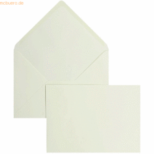 Blanke Briefumschläge 225x315mm 160g/qm gummiert VE=100 Stück ivory