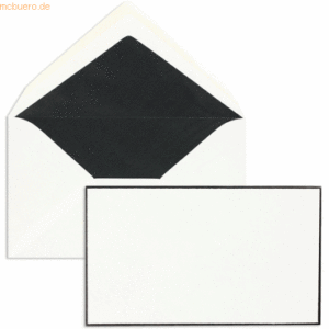 Blanke Trauerumschläge 120x205mm 90g/qm gummiert VE=500 Stück weiß