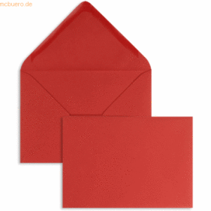 Blanke Briefumschläge 110x156mm 120g/qm gummiert VE=100 Stück kardinal