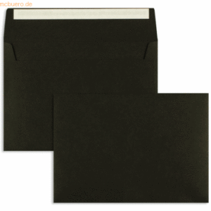 Blanke Briefumschläge C5 120g/qm haftklebend VE=250 Stück schwarz