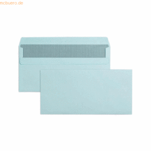 Blanke Briefumschläge DINlang 80g/qm selbstklebend VE=1000 Stück blau