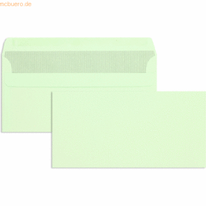 Blanke Briefumschläge DINlang 80g/qm selbstklebend VE=1000 Stück grün