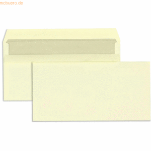 Blanke Briefumschläge DINlang 80g/qm selbstklebend VE=1000 Stück chamo