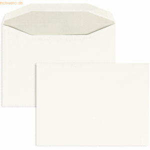 Blanke Kuvertierhüllen C5 80g/qm gummiert VE=500 Stück weiß