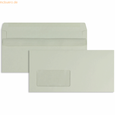 Blanke Briefumschläge DIN C6/5 75g/qm selbstklebend Fenster VE=1000 St