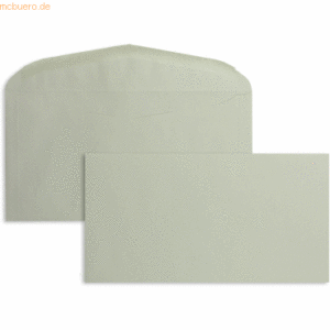 Blanke Kuvertierhüllen 125x235mm 75g/qm gummiert VE=1000 Stück grau