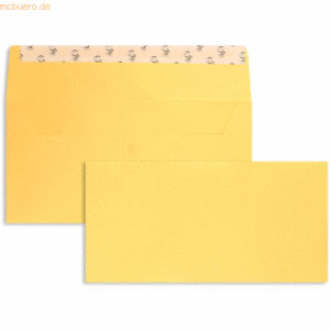 Blanke Briefumschläge DINlang 120g/qm haftklebend VE=100 Stück mellow