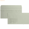 Blanke Briefumschläge 125x235mm 75g/qm selbstklebend Fenster VE=1000 S