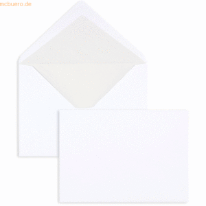 Blanke Briefumschläge C5 90g/qm gummiert VE=500 Stück weiß