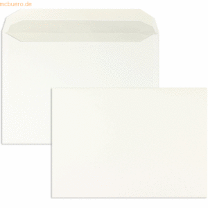 Blanke Kuvertierhüllen C4 100g/qm gummiert VE=250 Stück weiß