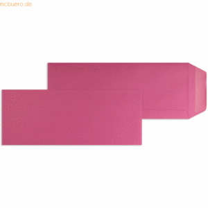 Blanke Versandtaschen 125x312mm 120g/qm gummiert VE=100 Stück fuchsia