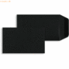 Blanke Versandtaschen 65x105mm 120g/qm gummiert VE=100 Stück schwarz