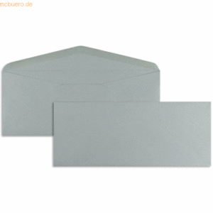 Blanke Briefumschläge 90x220mm 120g/qm gummiert VE=100 Stück glamour s